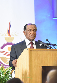 <p>Judge Bernard Ngoepe steps down as Chancellor after 15 years at the helm. He is succeeded by former President Thabo Mbeki, formalising a long association between Mbeki and Unisa.</p>